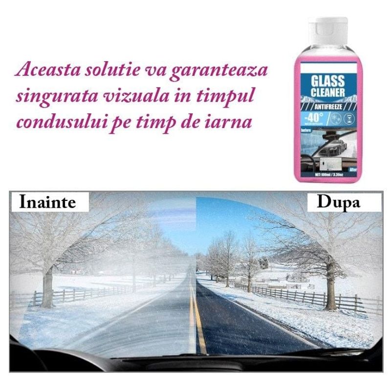 Auto si Moto - Intretinere auto - Produse curatare auto - Tratament Pentru Geamurile Auto, , Eficienta Pana la -40 Grade, Protectie Indelungata, Anti-inghet, 100 ML - Infinity.ro