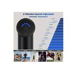 Ingrijire personala si Cosmetice - Sanatate si wellness - Articole wellness - Aparate si dispozitive de masaj - Aparat de Masaj Premium, tip Pistol cu Maner, 4 Capete Interschimbabile, 9 viteze - Infinity.ro