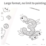 Carti si Birotica - Carti - Carti pentru copii - Activitati extracurriculare - Set 2 Carti de Colorat Educationale, Alfabetul si Numerele, 24 culori cerate incluse + 3 ani - Infinity.ro