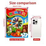 Carti si Birotica - Carti - Carti pentru copii - Activitati extracurriculare - Set 2 Carti de Colorat Educationale, Alfabetul si Numerele, 24 culori cerate incluse + 3 ani - Infinity.ro