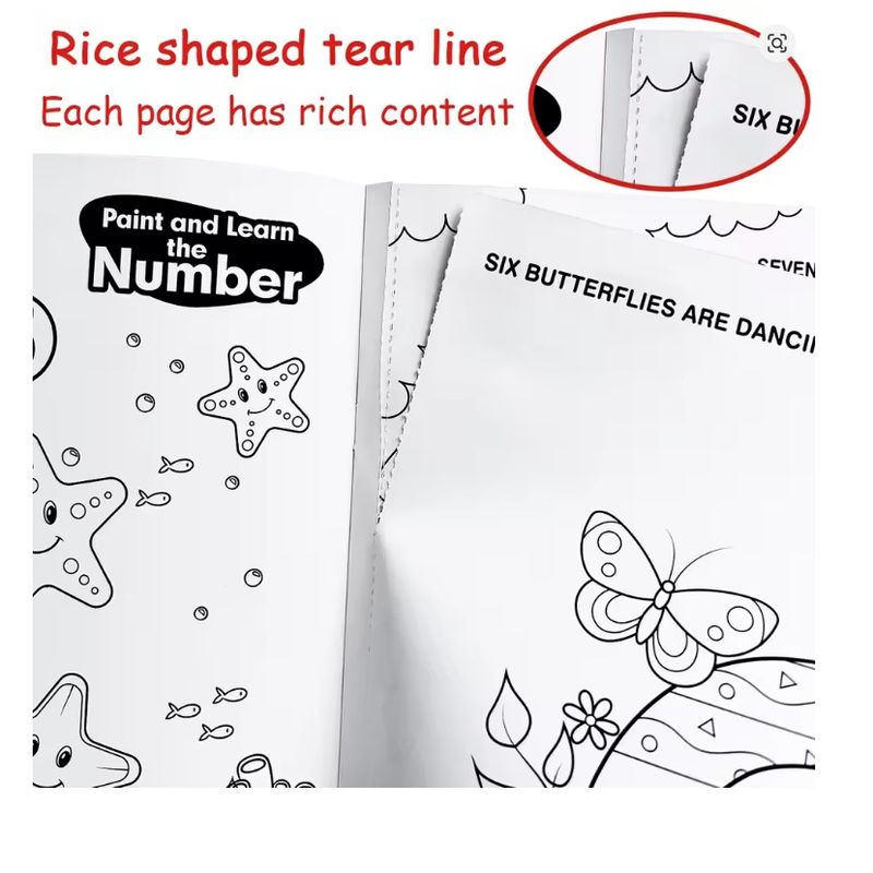 Carti si Birotica - Carti - Carti pentru copii - Activitati extracurriculare - Set 2 Carti de Colorat Educationale, Alfabetul si Numerele, 24 culori cerate incluse + 3 ani - Infinity.ro