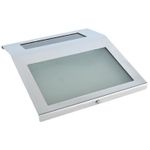 Casa si Gradina - Corpuri si surse de iluminat - Iluminat exterior - Lampi solare - Numar de casa cu iluminare LED, alimentat cu panou solar, fixare pe perete, 18x20 cm - Infinity.ro