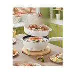 Casa si Gradina - Bucatarie si vesela - Vase pentru gatit - Tigai si seturi - Tigaie Electrica Inteligenta 3L, 26cm, Multifunctionala, Cos pentru Gatire la Abur, Capac Inclus, Antiaderenta, 220V - Infinity.ro