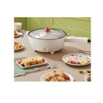 Casa si Gradina - Bucatarie si vesela - Vase pentru gatit - Tigai si seturi - Tigaie Electrica Inteligenta 3L, 26cm, Multifunctionala, Cos pentru Gatire la Abur, Capac Inclus, Antiaderenta, 220V - Infinity.ro