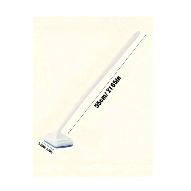 Market - Curatenie si intretinere casa - Produse menaj - Accesorii curatenie - Burete Multifunctionala cu Maner Lung pentru Pereti, Cada, Podea, Alb - Infinity.ro