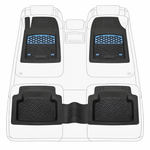 Auto si Moto - Intretinere auto - Covorase auto - Covorase Tip Tavita Compatibile Dacia Sandero 2012-2016 , Blue - Infinity.ro