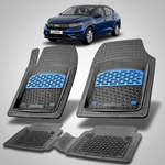 Auto si Moto - Intretinere auto - Covorase auto - Covorase Tip Tavita Compatibile Dacia Logan III 2023-2026 , Blue - Infinity.ro