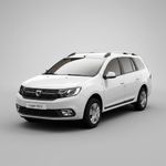 Auto si Moto - Intretinere auto - Covorase auto - Covorase Tip Tavita Compatibile Dacia Logan MCV 2017-2021 , Blue - Infinity.ro