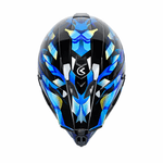 Auto si Moto - Moto - Echipamente protectie moto - Casti moto - Casca Moto/Enduro, Interior Confortabil, pentru Motociclete, Cross, Enduro, ATV, Dirt Bike, FIXATO,  Marime XL, Albastru - Infinity.ro