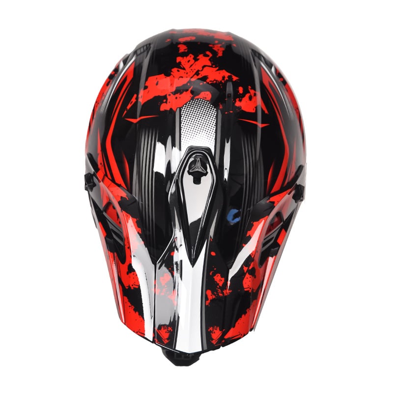 Auto si Moto - Moto - Echipamente protectie moto - Casti moto - Casca Moto/Enduro, Interior Confortabil, pentru Motociclete, Cross, Enduro, ATV, Dirt Bike, FIXATO,  Marime S, Rosu - Infinity.ro