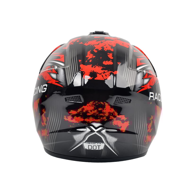 Auto si Moto - Moto - Echipamente protectie moto - Casti moto - Casca Moto/Enduro, Interior Confortabil, pentru Motociclete, Cross, Enduro, ATV, Dirt Bike, FIXATO,  Marime XL, Rosu - Infinity.ro