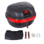 Auto si Moto - Moto - Accesorii moto si consumabile - Cutie portbagaj moto / scuter, 40x35x30 cm, FIXATO, cu cheie si sistem antifurt, Negru - Infinity.ro