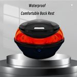 Auto si Moto - Moto - Accesorii moto si consumabile - Cutie portbagaj moto / scuter, 28x28x20 cm, FIXATO, cu cheie si sistem antifurt, Negru - Infinity.ro