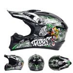 Auto si Moto - Moto - Echipamente protectie moto - Casti moto - Casca Moto/Enduro, Interior Confortabil, pentru Motociclete, Cross, Enduro, ATV, Dirt Bike, Marime L, Multicolor - Infinity.ro