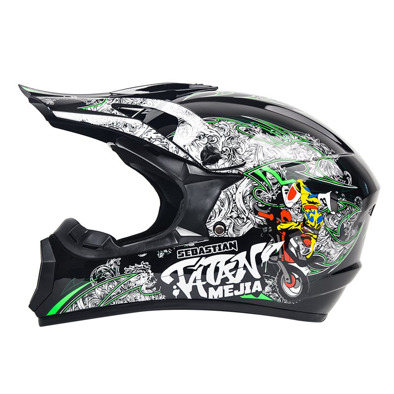 Auto si Moto - Moto - Echipamente protectie moto - Casti moto - Casca Moto/Enduro, Interior Confortabil, pentru Motociclete, Cross, Enduro, ATV, Dirt Bike, FIXATO, Marime XL,Multicolor - Infinity.ro