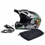 Auto si Moto - Moto - Echipamente protectie moto - Casti moto - Casca Moto/Enduro, Interior Confortabil, pentru Motociclete, Cross, Enduro, ATV, Dirt Bike, FIXATO, Marime XL,Multicolor - Infinity.ro