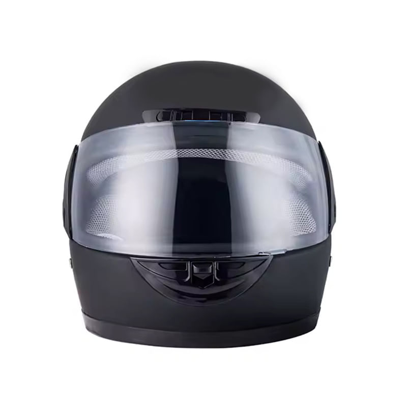 Auto si Moto - Moto - Echipamente protectie moto - Casti moto - Casca moto/scuter Full face unisex, cu viziera, FIXATO, marime universala 58-62cm, neagra - Infinity.ro