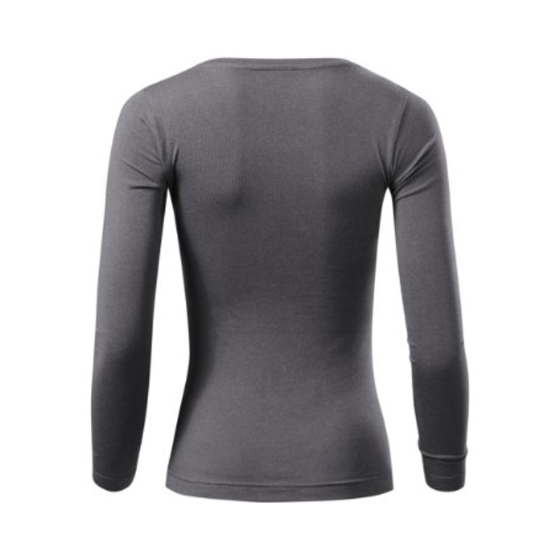 Fashion, accesorii si bijuterii - Femei - Imbracaminte femei - Camasi si bluze femei - Tricou pentru dama Malfini Fit-T LS 169, maneca lunga, bumbac 160 g/mp Gri XL - Infinity.ro