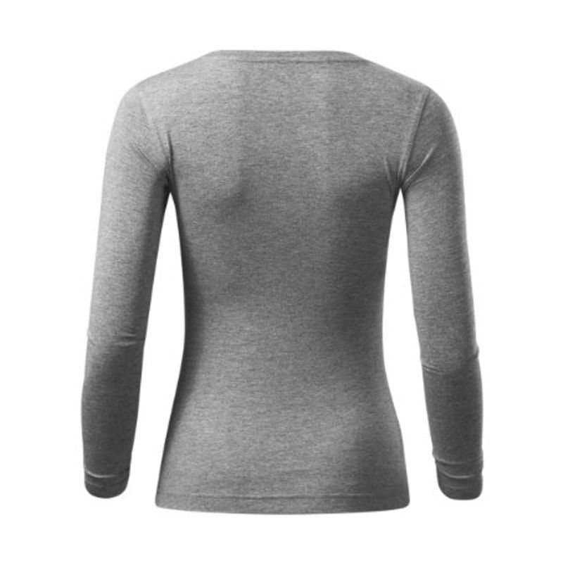 Fashion, accesorii si bijuterii - Femei - Imbracaminte femei - Camasi si bluze femei - Tricou pentru dama Malfini Fit-T LS 169, maneca lunga, bumbac 160 g/mp Gri XL - Infinity.ro