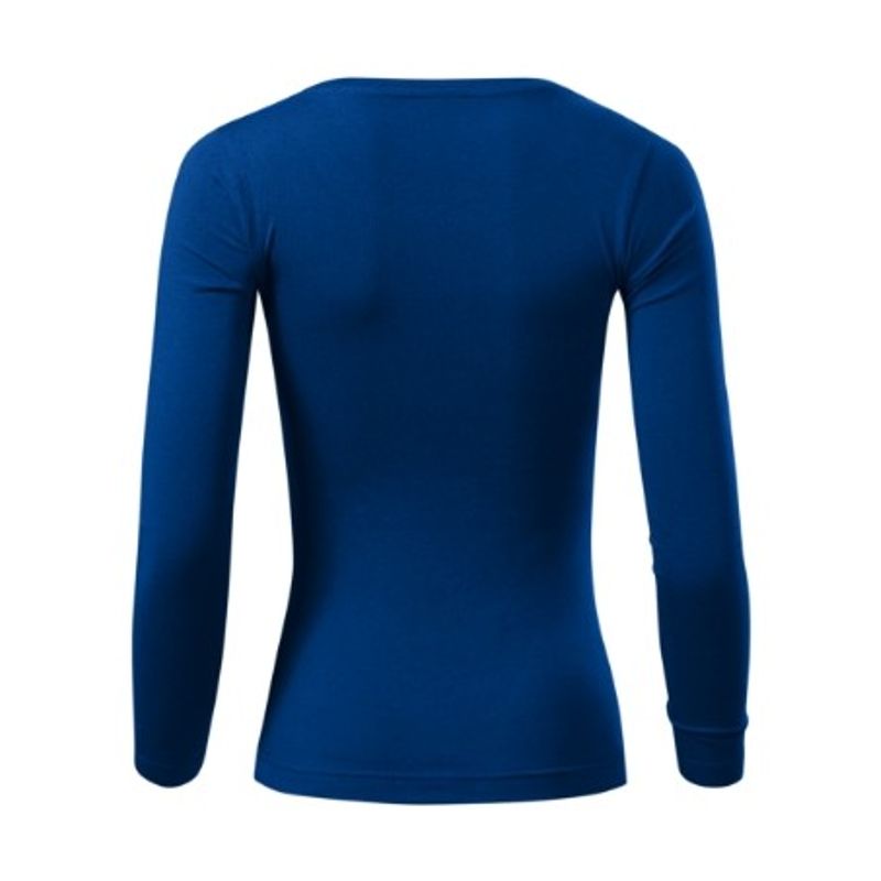 Fashion, accesorii si bijuterii - Femei - Imbracaminte femei - Camasi si bluze femei - Tricou pentru dama Malfini Fit-T LS 169, maneca lunga, bumbac 160 g/mp Albastru XL - Infinity.ro