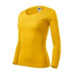 Fashion, accesorii si bijuterii - Femei - Imbracaminte femei - Camasi si bluze femei - Tricou pentru dama Malfini Fit-T LS 169, maneca lunga, bumbac 160 g/mp XL Galben - Infinity.ro