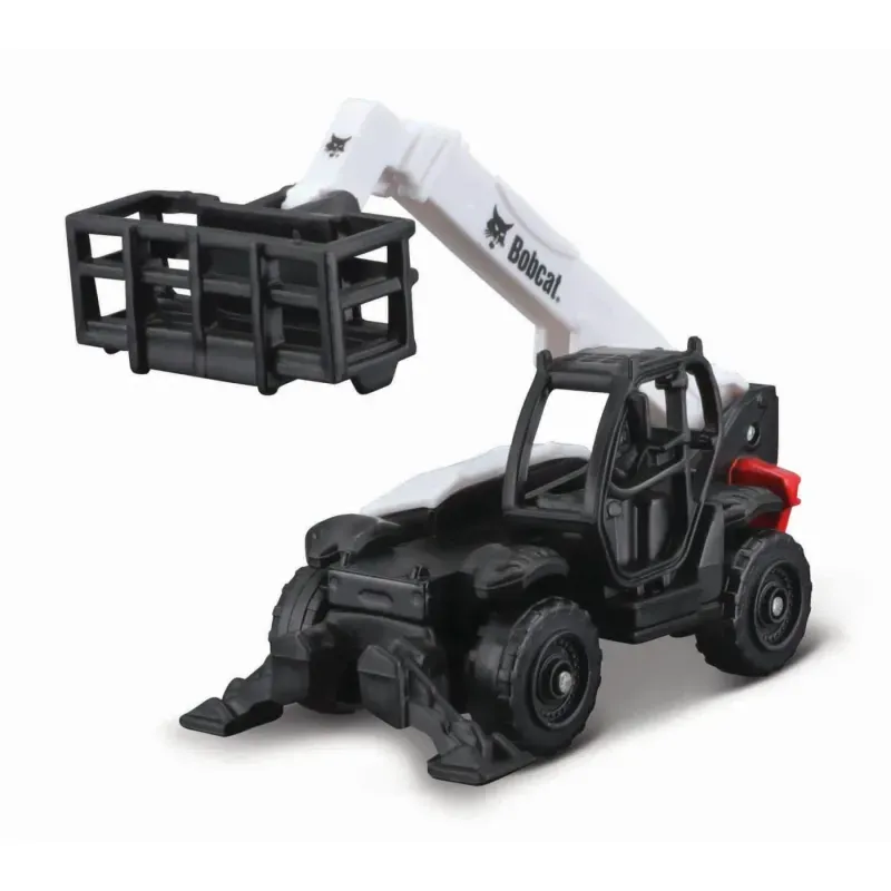 Jucarii, Copii si Bebe - Jucarii si jocuri - Vehicule si jucarii cu telecomanda - Masinute - Set de 4 mini vehicule de constructie Bobcat - Infinity.ro