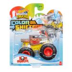 Jucarii, Copii si Bebe - Jucarii si jocuri - Vehicule si jucarii cu telecomanda - Utilaje constructie de jucarie - Hot Wheels Monster Truck Camion Bone Shaker Cu Culori Schimbatoare Scara 1:64 - Infinity.ro