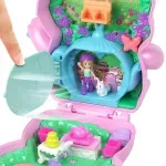 Jucarii, Copii si Bebe - Jucarii si jocuri - Papusi si accesorii - Papusi - Set de joaca cu papusa si accesorii in gentuta, Polly Pocket, Garden Bunny - Infinity.ro