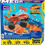 Jucarii, Copii si Bebe - Jucarii si jocuri - Jucarii & jocuri educative - Jucarii interactive - Hot Wheels Monster Truck Mega Set Constructie Cursa Tiger Shark Chomp - Infinity.ro
