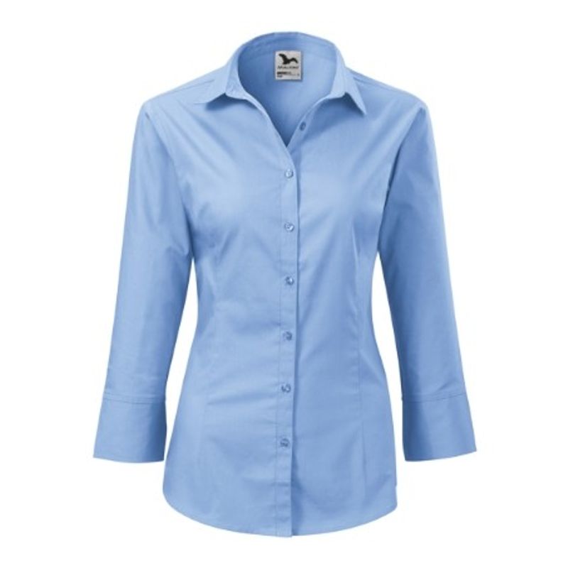 Fashion, accesorii si bijuterii - Femei - Imbracaminte femei - Camasi si bluze femei - Camasa pentru dama, Style 218, Malfini Albastru XS - Infinity.ro
