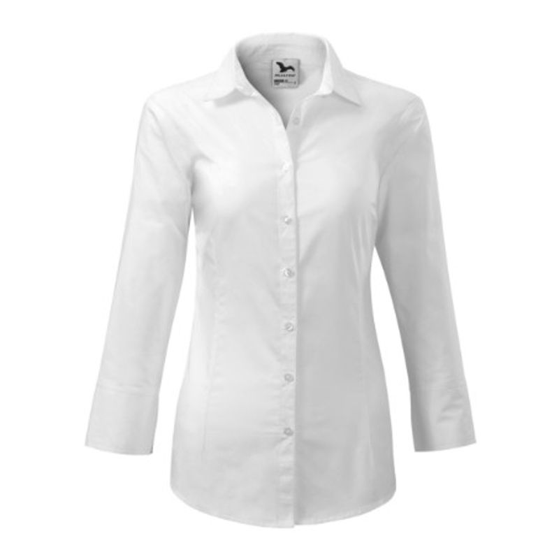 Fashion, accesorii si bijuterii - Femei - Imbracaminte femei - Camasi si bluze femei - Camasa pentru dama, Style 218, Malfini M Alb - Infinity.ro