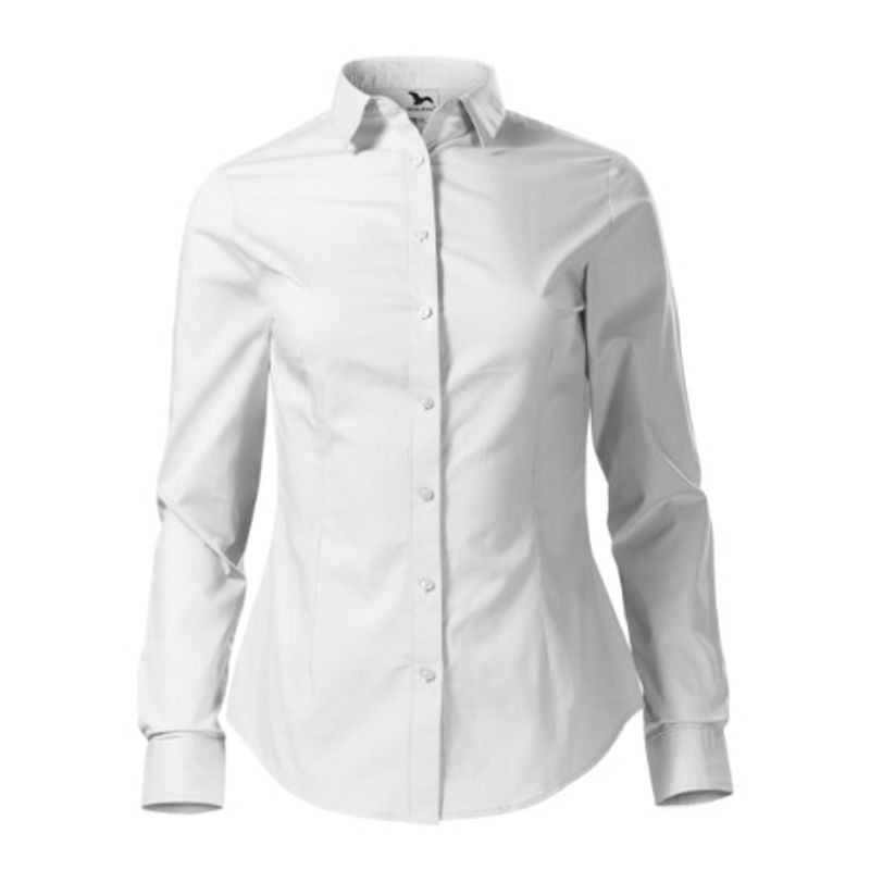 Fashion, accesorii si bijuterii - Femei - Imbracaminte femei - Camasi si bluze femei - Camasa pentru dama, Style LS 229, Malfini L Alb - Infinity.ro