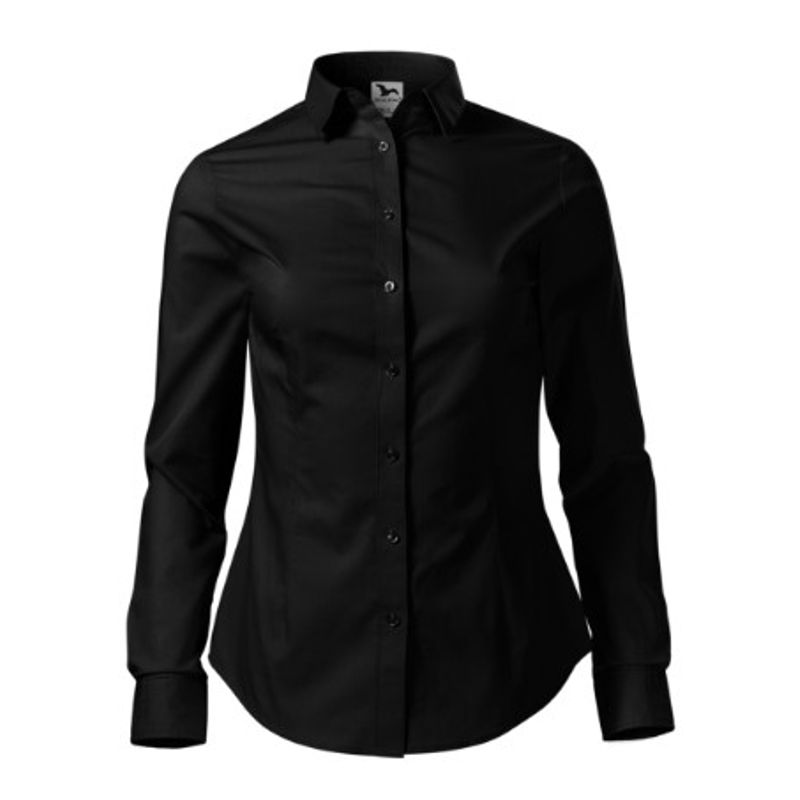 Fashion, accesorii si bijuterii - Femei - Imbracaminte femei - Camasi si bluze femei - Camasa pentru dama, Style LS 229, Malfini Negru XS - Infinity.ro