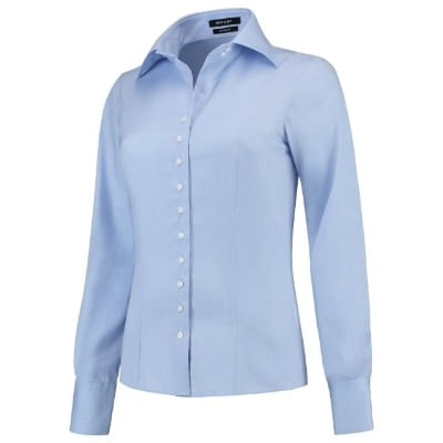 Camasa pentru dama, Fitted Blouse T22, Malfini Bleumarin  42