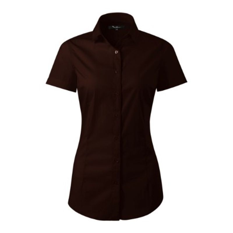 Fashion, accesorii si bijuterii - Femei - Imbracaminte femei - Camasi si bluze femei - Camasa pentru dama, Flash 261, Malfini S Cafea - Infinity.ro