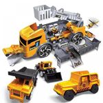 Jucarii, Copii si Bebe - Jucarii si jocuri - Vehicule si jucarii cu telecomanda - Masinute - Set de joaca masina de constructii si accesorii incluse - Infinity.ro
