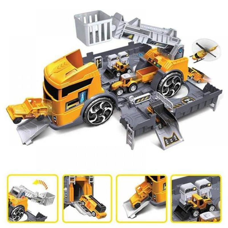 Jucarii, Copii si Bebe - Jucarii si jocuri - Vehicule si jucarii cu telecomanda - Masinute - Set de joaca masina de constructii si accesorii incluse - Infinity.ro