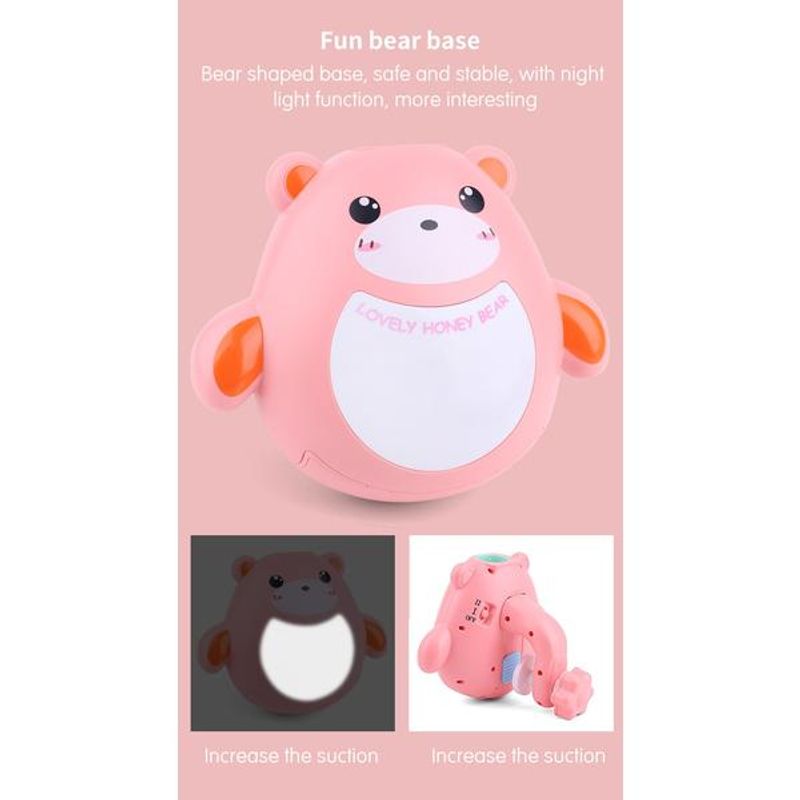 Jucarii, Copii si Bebe - Jucarii si jocuri - Jucarii bebelusi - Carusel patut - Carusel muzical cu proiectii si telecomanda Lovely Honey Bear - Infinity.ro