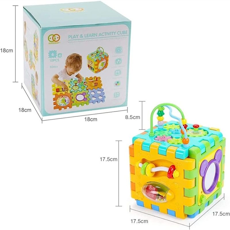 Jucarii, Copii si Bebe - Jucarii si jocuri - Jucarii bebelusi - Jucarii interactive bebelusi - Cub cu activitati Goodway Play & Learn pentru copii - Infinity.ro