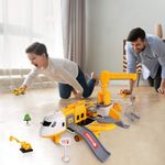 Jucarii, Copii si Bebe - Jucarii si jocuri - Vehicule si jucarii cu telecomanda - Elicoptere, avioane si nave de jucarie - Avion Cargo Pentru Copii Simulator Transport Cu Sunete Si Lumini Galben - Infinity.ro