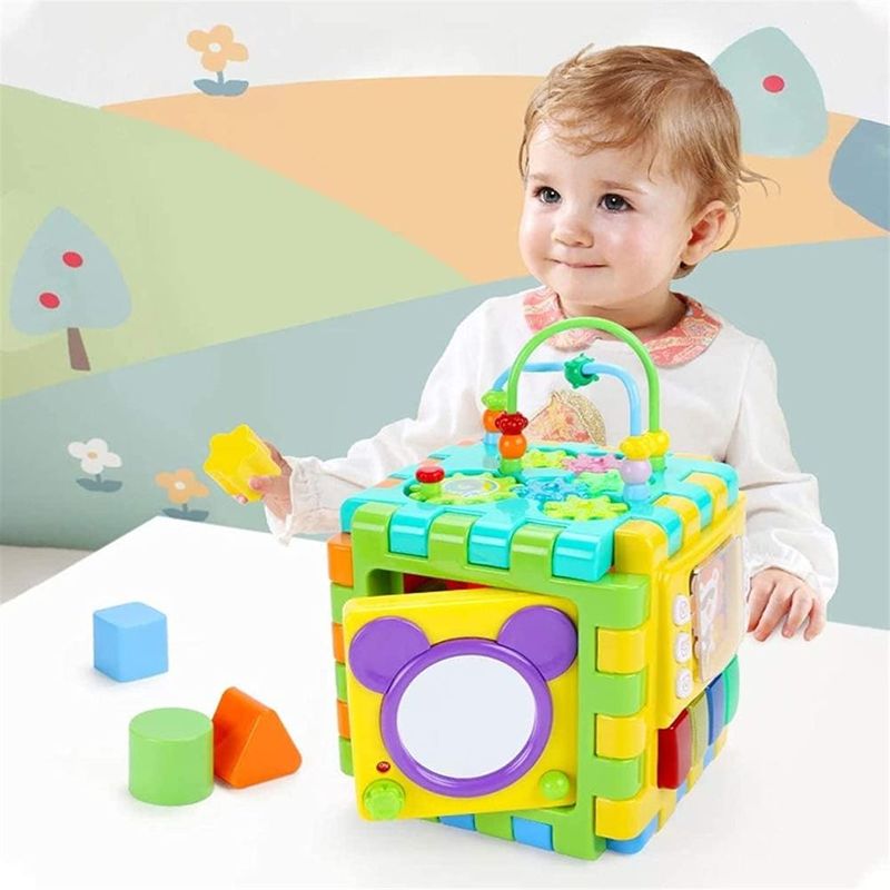 Jucarii, Copii si Bebe - Jucarii si jocuri - Jucarii bebelusi - Jucarii interactive bebelusi - Cub cu activitati Goodway Play & Learn pentru copii - Infinity.ro