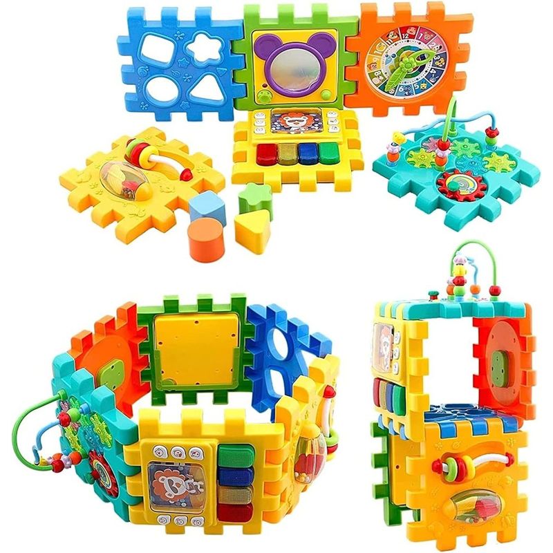 Jucarii, Copii si Bebe - Jucarii si jocuri - Jucarii bebelusi - Jucarii interactive bebelusi - Cub cu activitati Goodway Play & Learn pentru copii - Infinity.ro