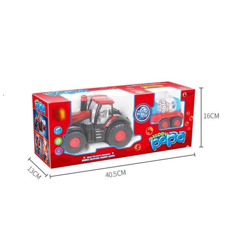 Jucarii, Copii si Bebe - Jucarii si jocuri - Jucarii & jocuri educative - Jucarii interactive - Jucarie de Facut Baloane de Sapun pentru Copii Tractoras cu remorca - Infinity.ro