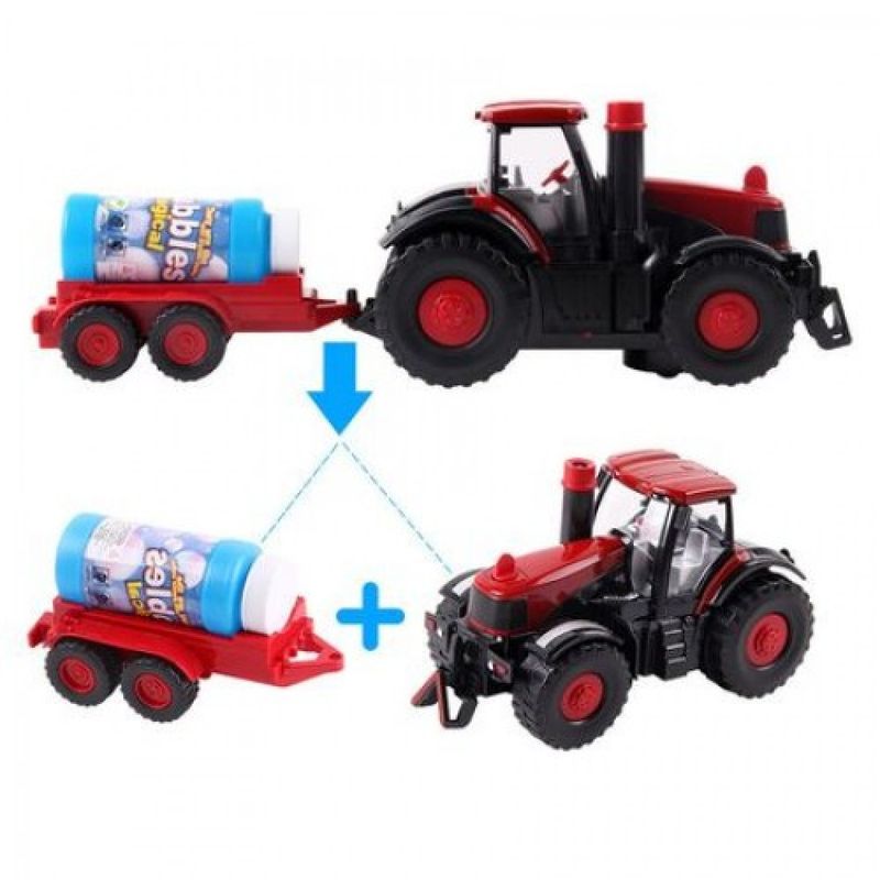 Jucarii, Copii si Bebe - Jucarii si jocuri - Jucarii & jocuri educative - Jucarii interactive - Jucarie de Facut Baloane de Sapun pentru Copii Tractoras cu remorca - Infinity.ro