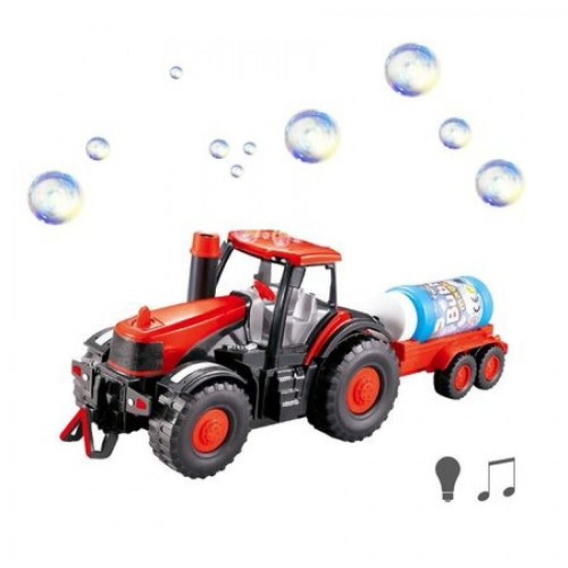Jucarii, Copii si Bebe - Jucarii si jocuri - Jucarii & jocuri educative - Jucarii interactive - Jucarie de Facut Baloane de Sapun pentru Copii Tractoras cu remorca - Infinity.ro