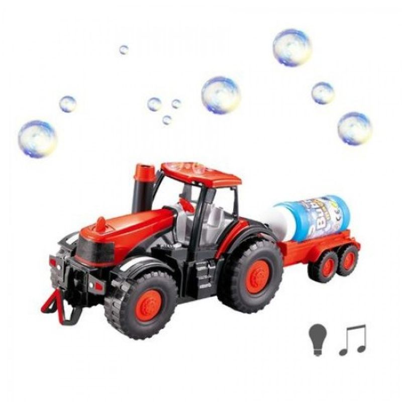 Jucarii, Copii si Bebe - Jucarii si jocuri - Jucarii & jocuri educative - Jucarii interactive - Jucarie de Facut Baloane de Sapun pentru Copii Tractoras cu remorca - Infinity.ro
