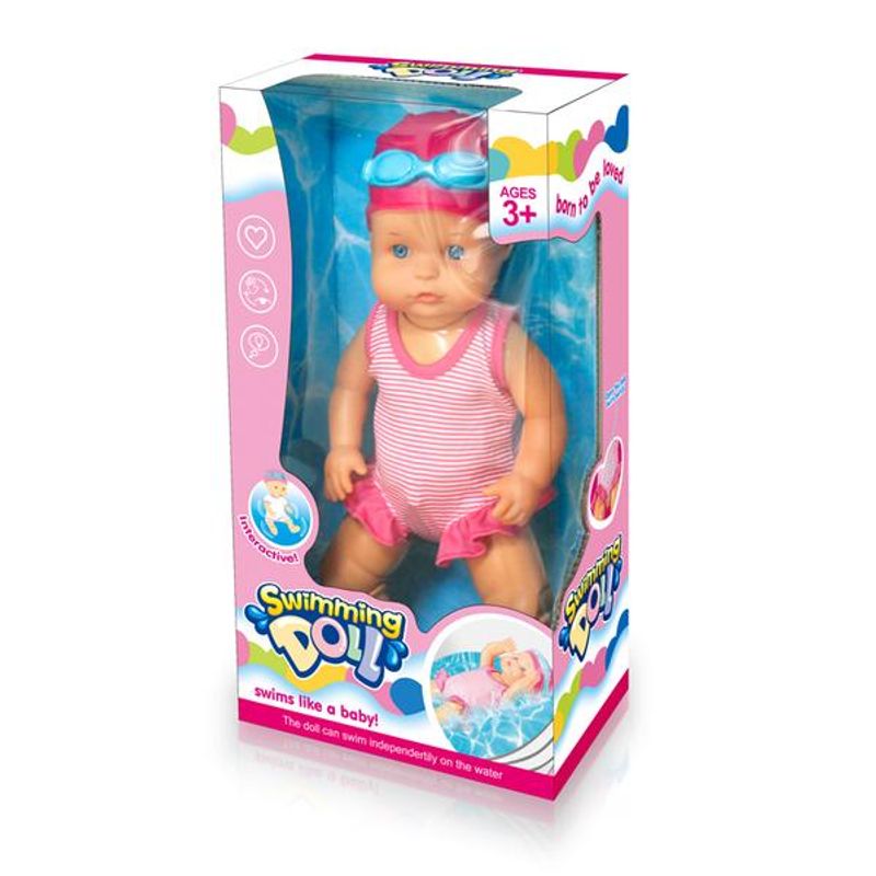 Jucarii, Copii si Bebe - Jucarii si jocuri - Papusi si accesorii - Papusi - Papusa bebelus care inoata Swimming Doll - Infinity.ro