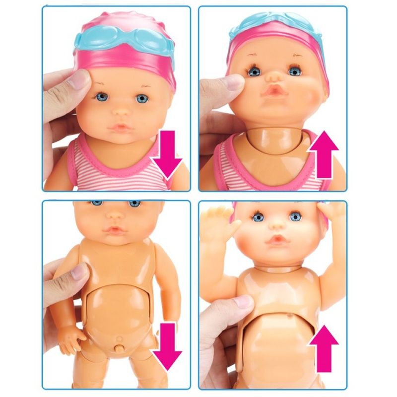 Jucarii, Copii si Bebe - Jucarii si jocuri - Papusi si accesorii - Papusi - Papusa bebelus care inoata Swimming Doll - Infinity.ro