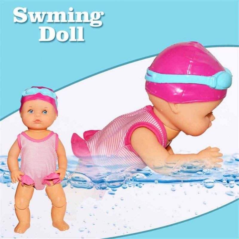 Jucarii, Copii si Bebe - Jucarii si jocuri - Papusi si accesorii - Papusi - Papusa bebelus care inoata Swimming Doll - Infinity.ro