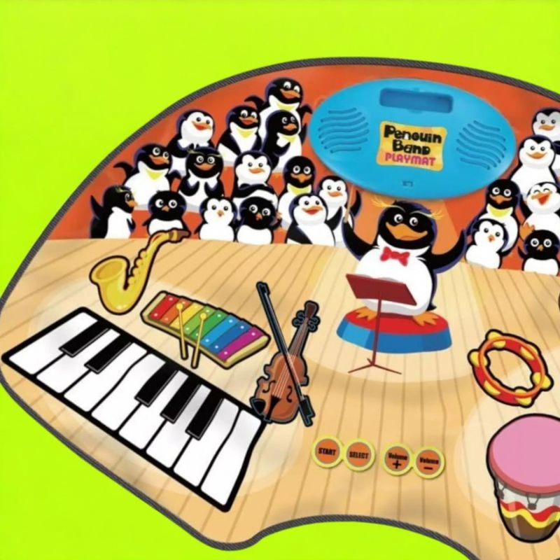 Jucarii, Copii si Bebe - Jucarii si jocuri - Jucarii & jocuri educative - Jucarii interactive - Covoras muzical Penguin Band - Infinity.ro